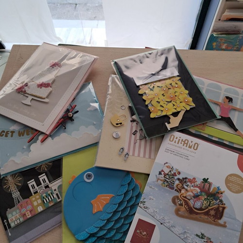 Origamo cards new, set of 17 with various designs