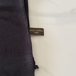 Φουλάρι Louis Vuitton σαν καινούργιο, λεπτό καλοκαιρινό ύφασμα, μαύρο