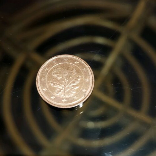 1 Cent Coin With Oak Twig Used (2019)