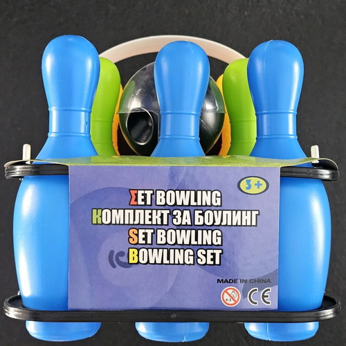Bowling set for kids new, 10 pins and 2 balls