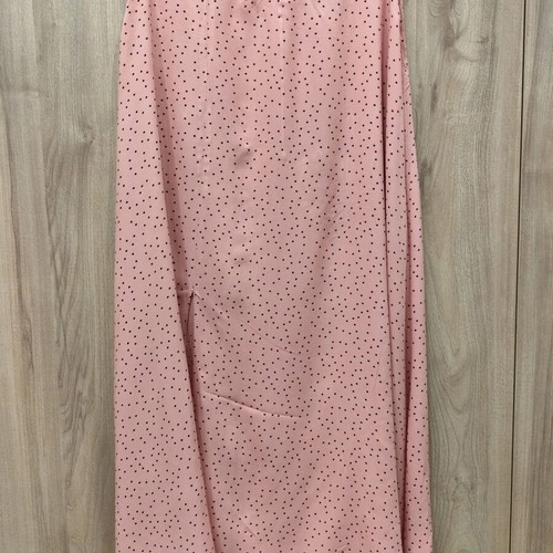 New Look pink polka dot midi skirt like new, EU 40
