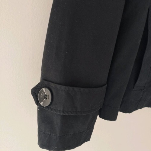 Cosmos trench coat like new, black and dark blue, size M