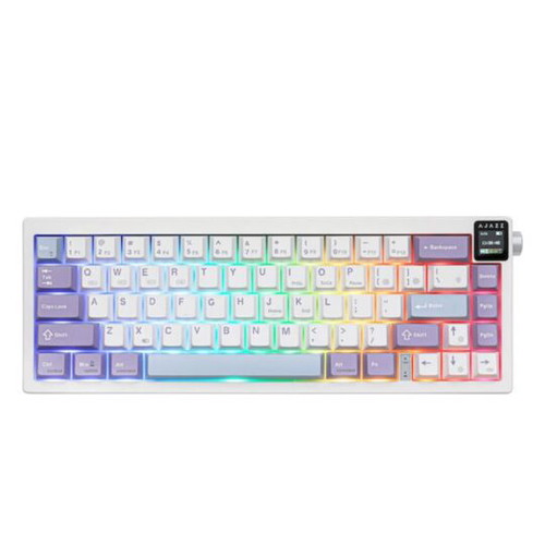 Ajazz AK650 Wireless Gaming Mechanical Keyboard like new with RGB lighting