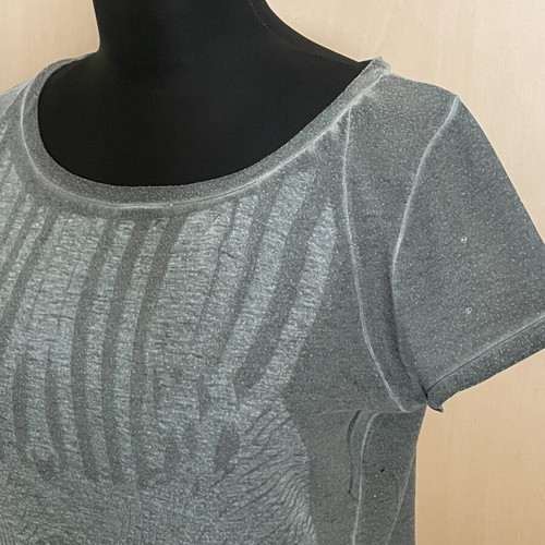 Diesel women's T-shirt used, grey, size M
