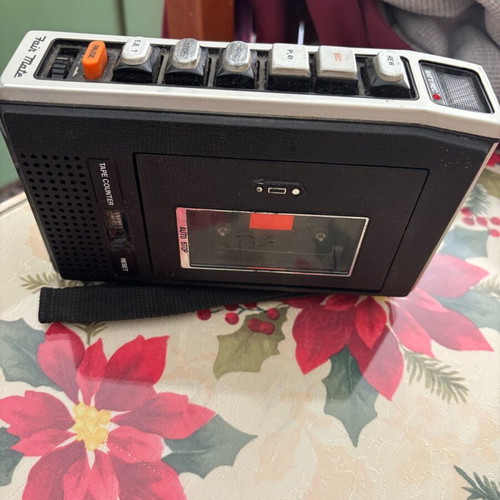 Vintage cassette player 70s used