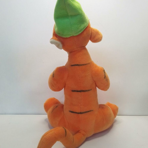 Disney Winnie Tigger plush used with birthday party hat