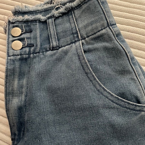 Dazy jeans high-waisted with pockets, size small, two-tone blue