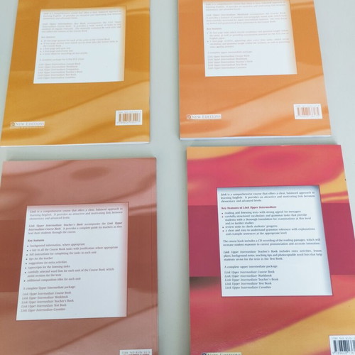 Link Upper Intermediate English Set like new, 4 books + CD
