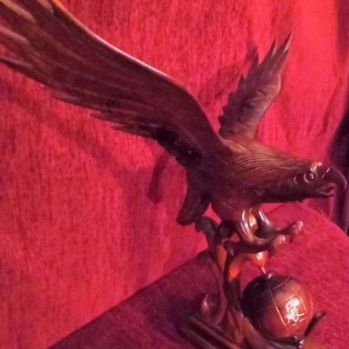 Handmade eagle from luxury wood like new
