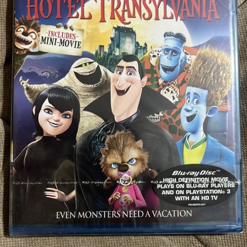 Hotel Transylvania Blu-Ray καινούργιο με μίνι movie special features