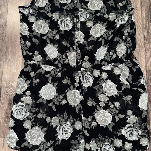 One-piece shorts black and grey size XL like new
