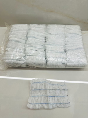 Κορδέλες μετώπου non-woven, πακέτο 100, λευκές