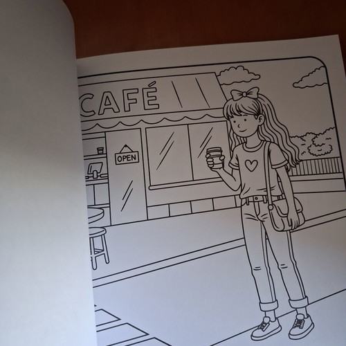 Colouring book with 30 drawings