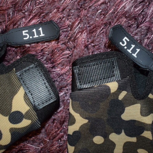 5.11 tactical gloves used, size M, camouflage print