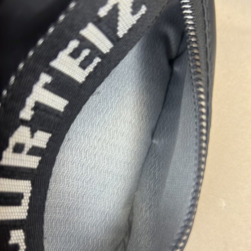 Black men's crossbody bag