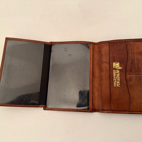 Rosseti Agricultural Insurance Wallet like new, brown collectible