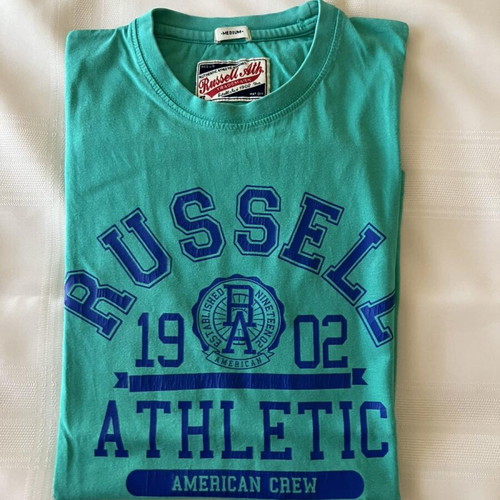 Russell Athletic men's T-shirt size M like new, green