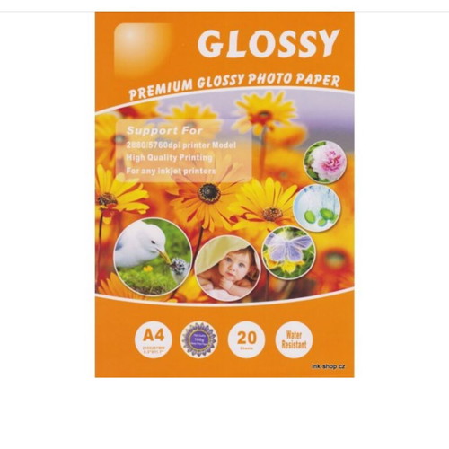 Professional glossy photo paper A4 180gr 20 sheets new