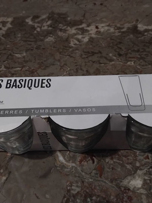 Σετ ποτήρια Les Basiques καινούργιο, 3 τεμάχια