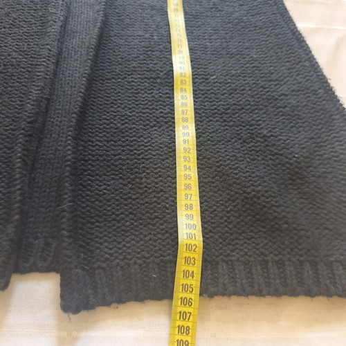 Badila long black cardigan, one size