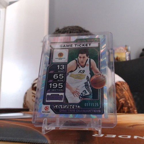 2025-26 Panini Contenders EuroLeague Dimitris Diamantidis Game Ticket Parallel card like new