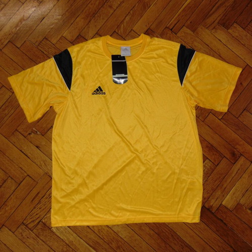 Adidas football training shirt new, size L, yellow