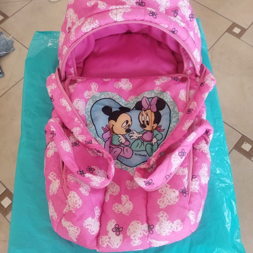 Port Bebe Disney doll carrier, pink