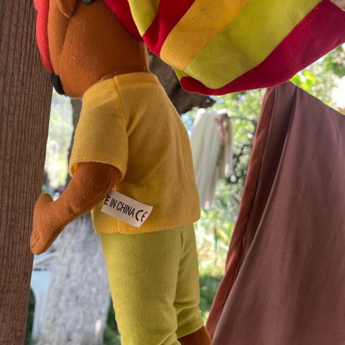 Plush hanging reggae doll like new