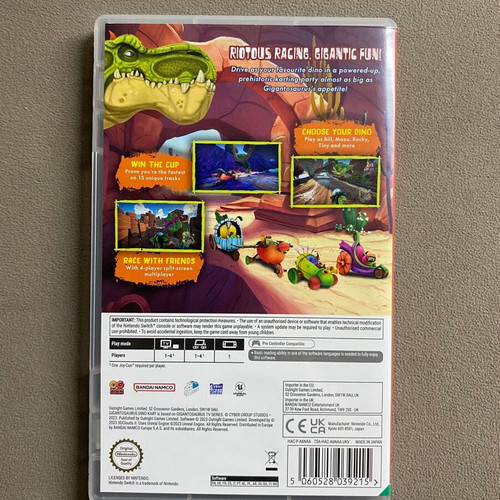 Gigantosaurus Dino Kart for Nintendo Switch like new