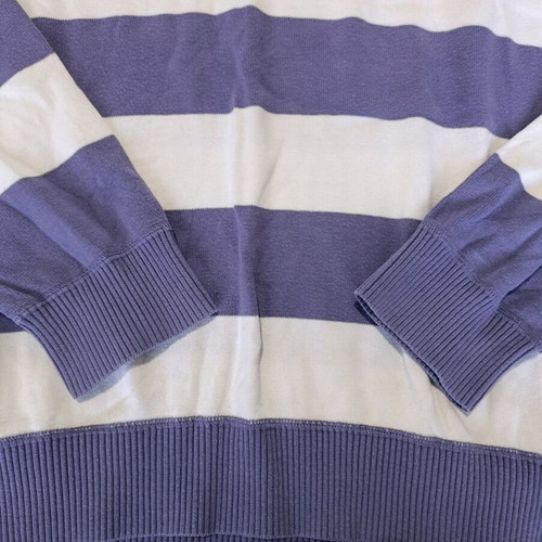 Tommy Hilfiger Premium Cotton XL sweater used, purple and white stripes