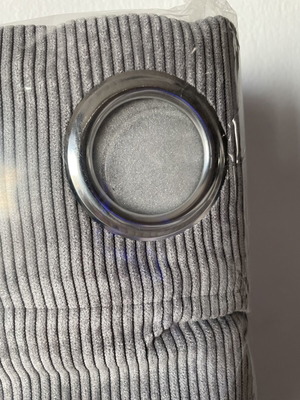 JYSK TOTAK Corduroy Curtain new, 140x300 cm, gray