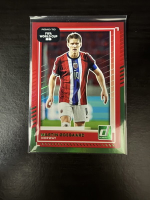 Panini Donruss 2026 World Cup Martin Ødegaard Norway Red Green SP like new