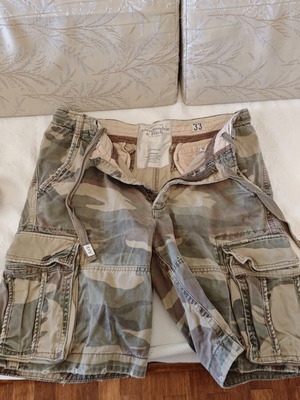 Βερμούδα Abercrombie & Fitch σαν καινούργιο, μπεζ, μέγεθος L