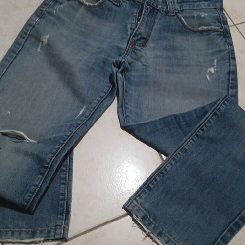 Men's blue jeans used, sizes M and L