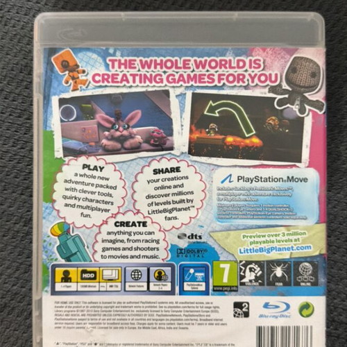 Little Big Planet 2 PlayStation 3 game like new