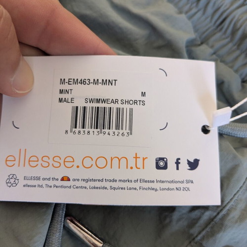 Ellesse mint swim shorts Medium