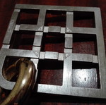 Cast Duet metal puzzle used, difficulty level 5