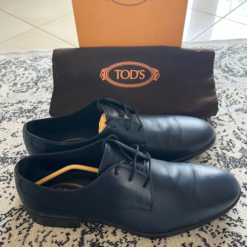 Men's blue leather Tod's no7 dress shoes like new