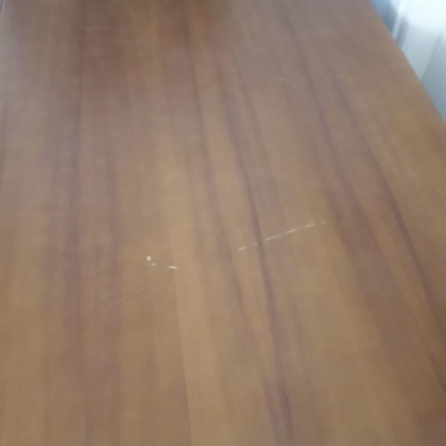 Antique dining table with lion feet