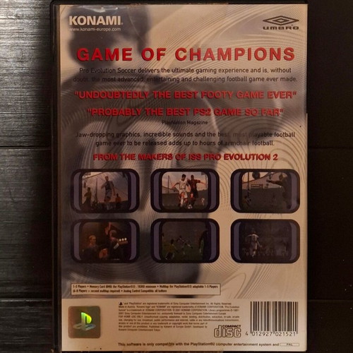 Pro Evolution Soccer PS2 used sports game