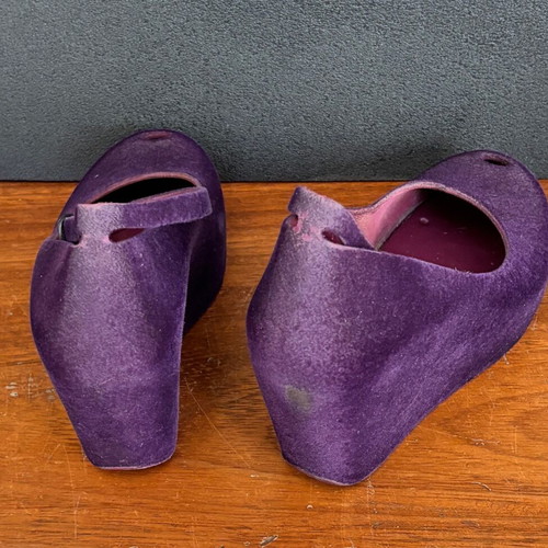 Melissa pumps used size 40 purple with 9 cm heel