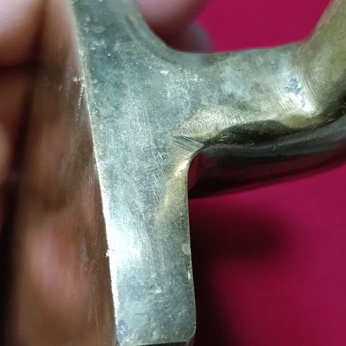 Vintage Meat Tenderizer used, brass