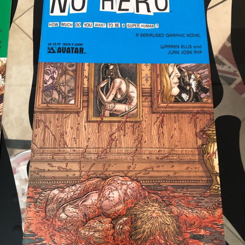 No Hero set of 6 comics 1,3-7 new, Warren Ellis, Juan Jose Ryp