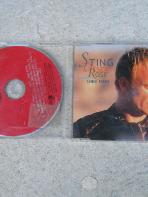 Sting Featuring Cheb Mami Desert Rose CD single used, pop