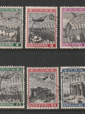 Greece 1940 National Youth Organization EON stamp set used