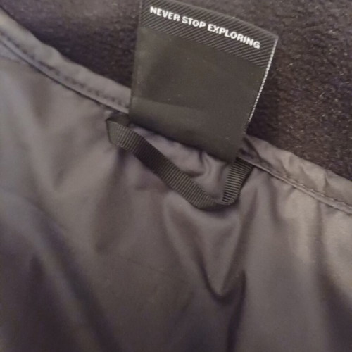 The North Face fleece jacket XXL, black