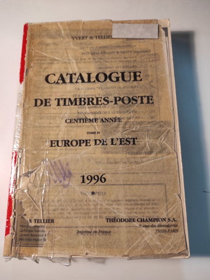 Κατάλογος γραμματοσήμων Yvert et Tellier Ανατολική Ευρώπη Τόμος 1996 μεταχειρισμένος