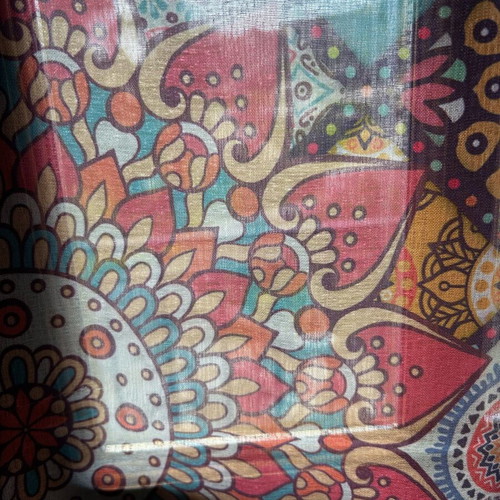 Boho summer curtains new, set of 2 for balcony door and window