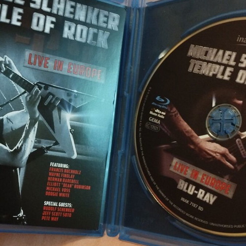 Michael Schenker's Temple of Doom Blu-ray like new, metal live in Europe