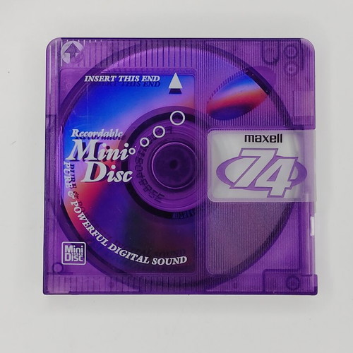 Maxell MD 74 Mini Disc used